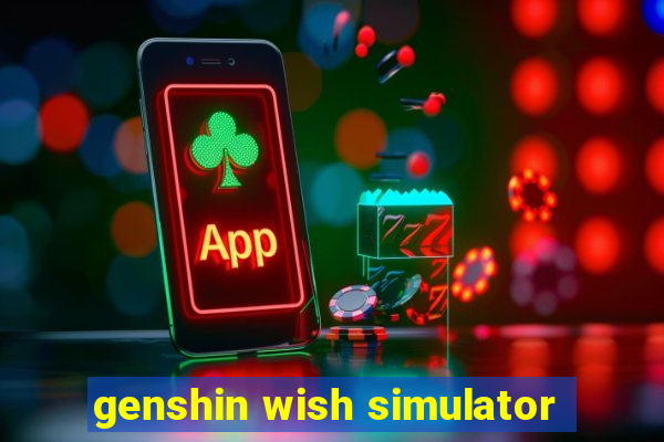 genshin wish simulator